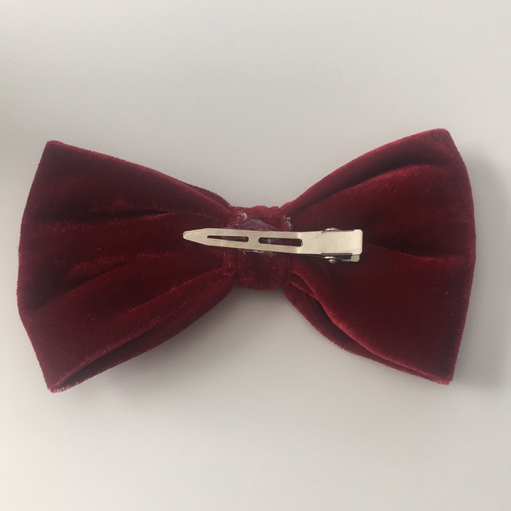 SOLD Claire's Red and Green Hair Bow Bundle - Picture 3 of 5